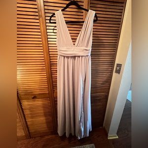 Lulus grey/light grey dress